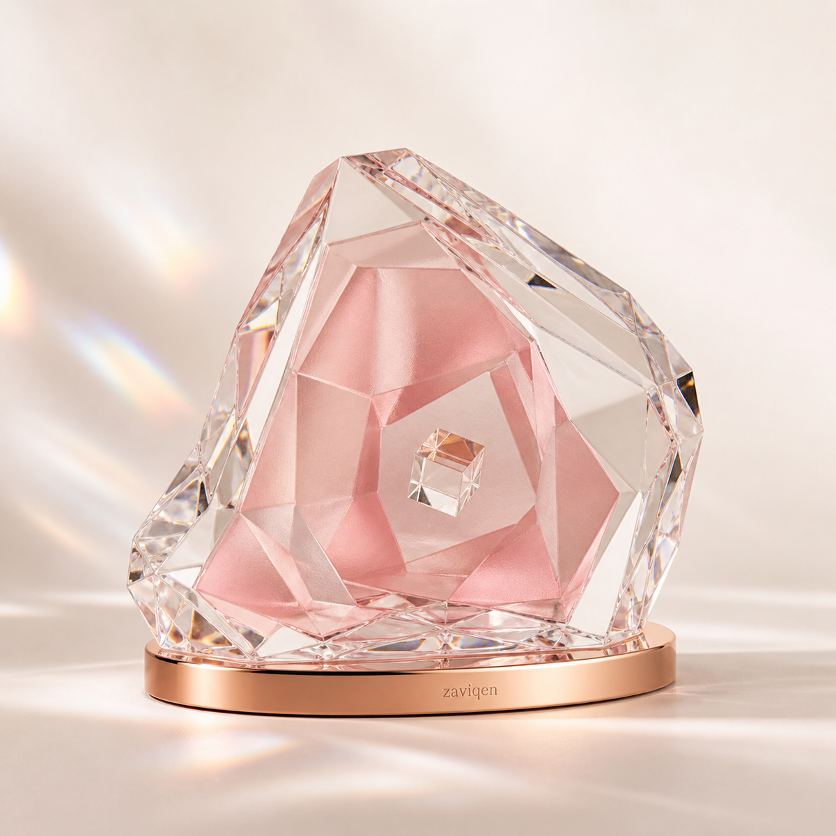 Facet Cove Crystal Sculpture by zaviqen
