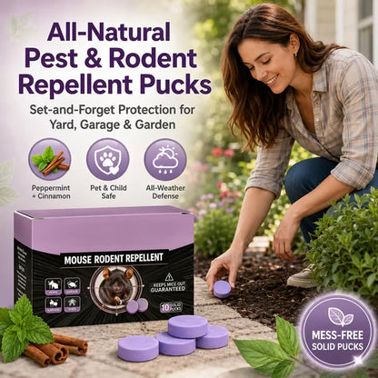 Natural Scented Pest Repellent Pucks – Multi-Pest Protection for Home, Garage & Outdoors