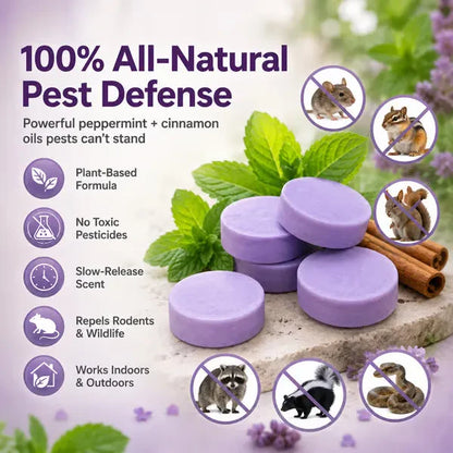 Natural Scented Pest Repellent Pucks – Multi-Pest Protection for Home, Garage & Outdoors