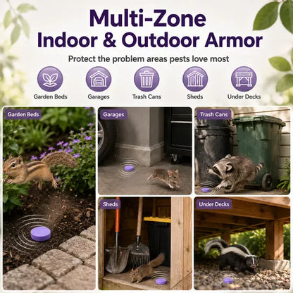 Natural Scented Pest Repellent Pucks – Multi-Pest Protection for Home, Garage & Outdoors