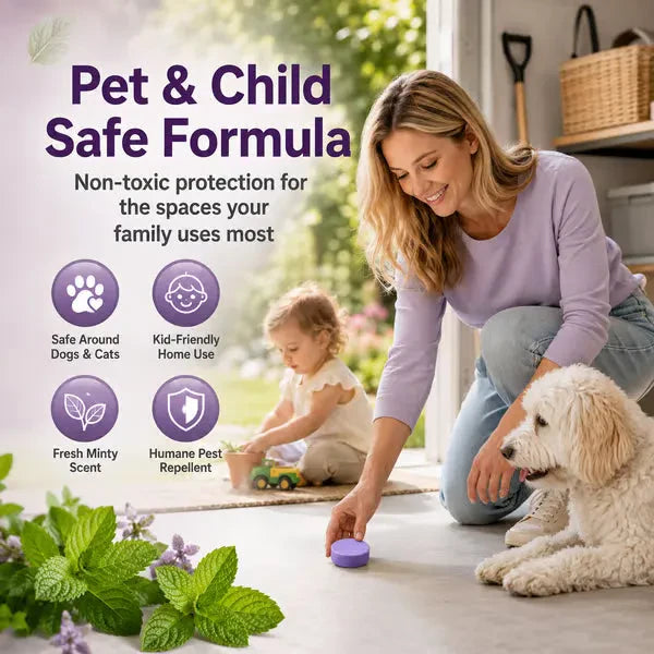 Natural Scented Pest Repellent Pucks – Multi-Pest Protection for Home, Garage & Outdoors