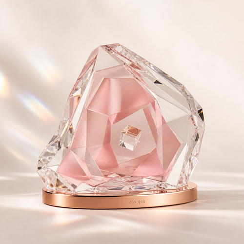 Facet Cove Crystal Sculpture by zaviqen