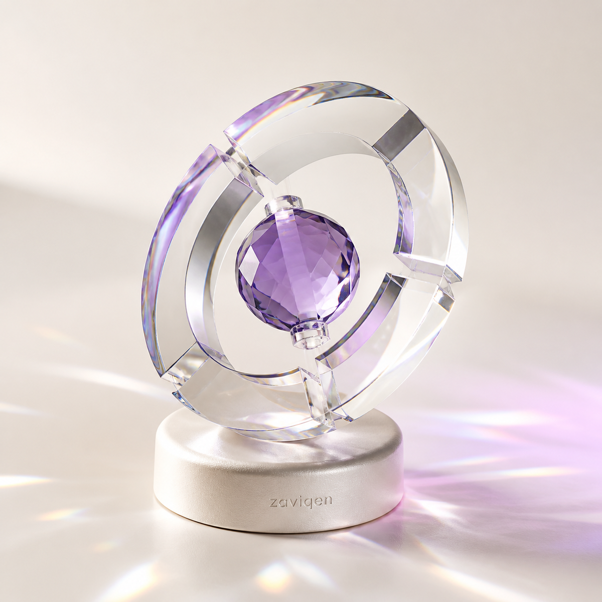 Halo Core Crystal Sculpture by zaviqen