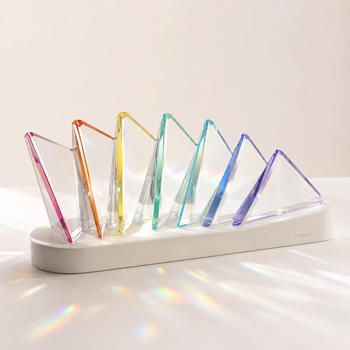 Spectrum Fold Crystal Sculpture by zaviqen